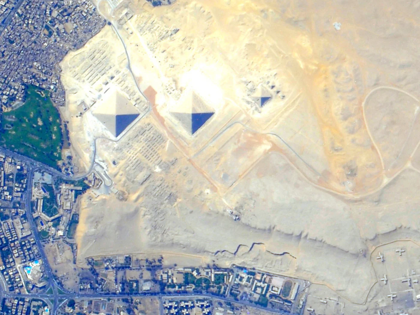 Satellite imagery of Egypt