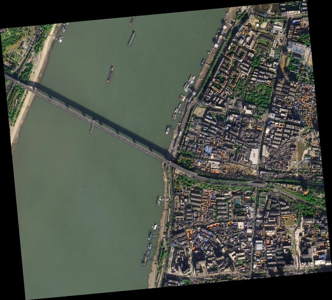 2m resolution satellite imagery of China used for environmental and climate monitoring