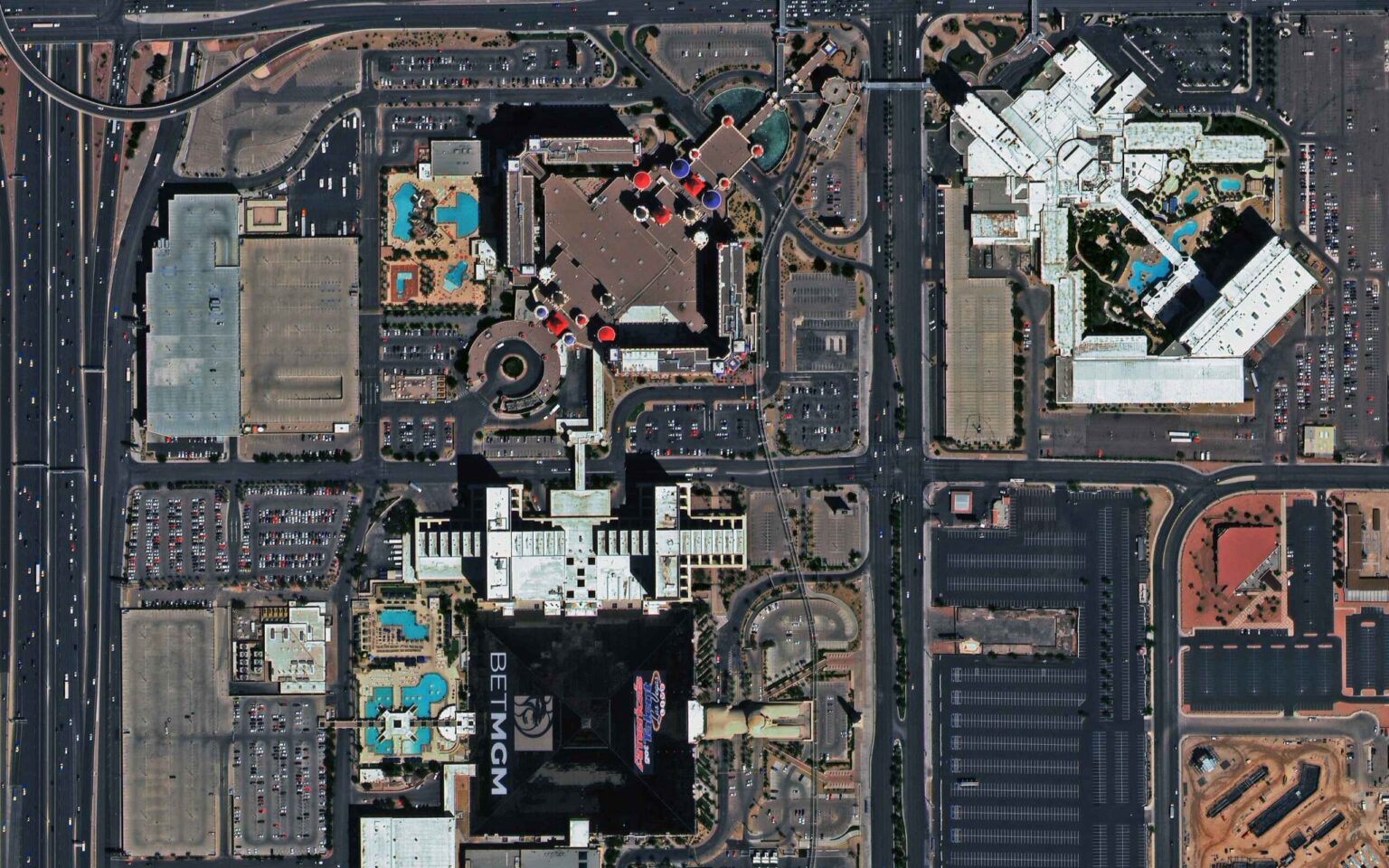 High-resolution satellite imagery of Las Vegas, USA