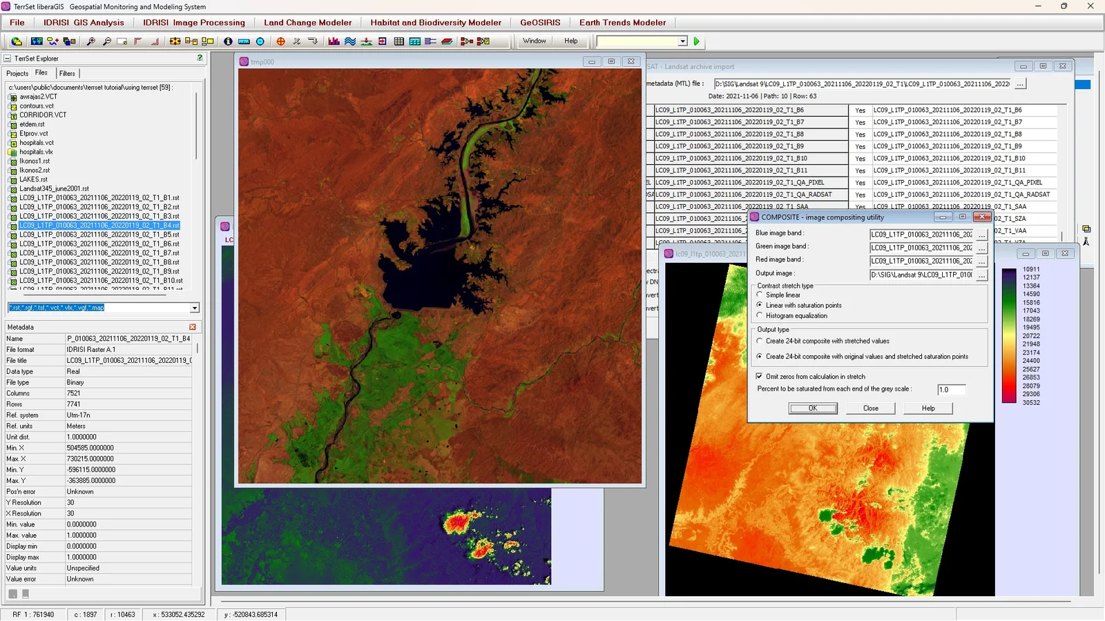 GIS and geospatial analytics software