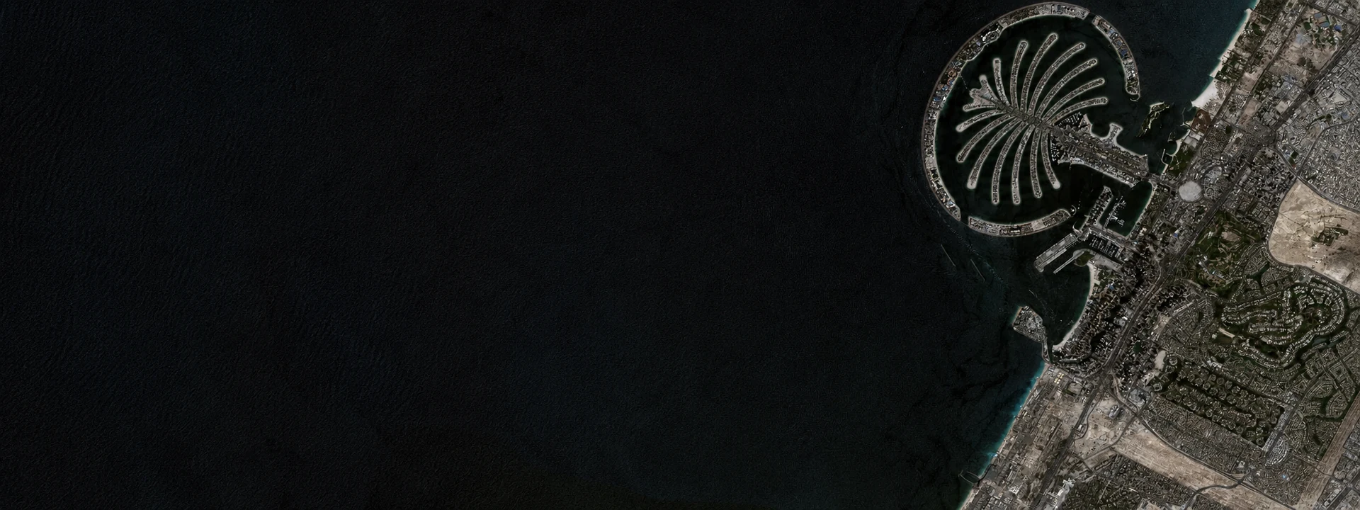 Satellite imagery of Dubai