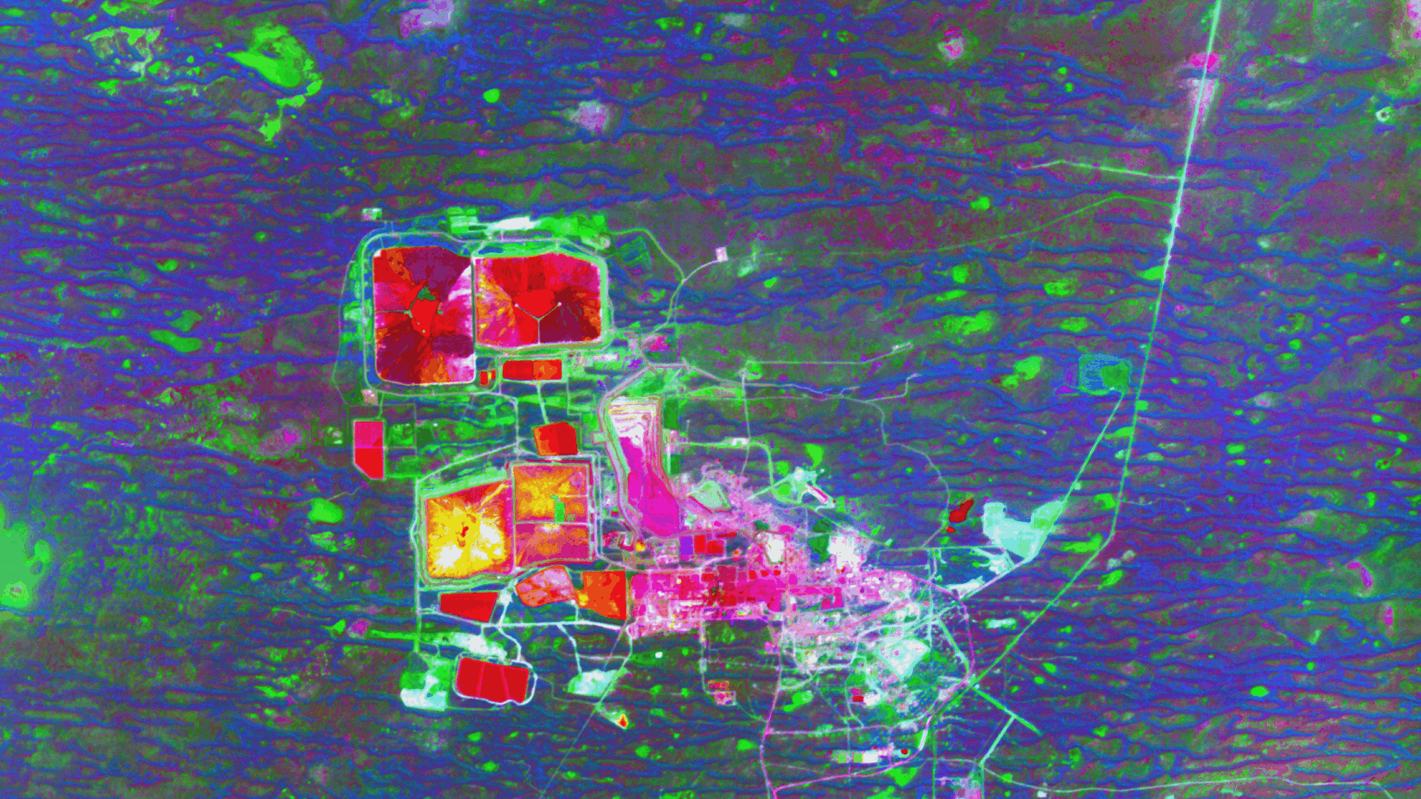 Hyperspectral satellite imagery