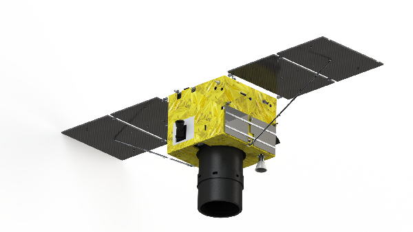 Rendering of a SuperView-1 Earth observation satellite in orbit